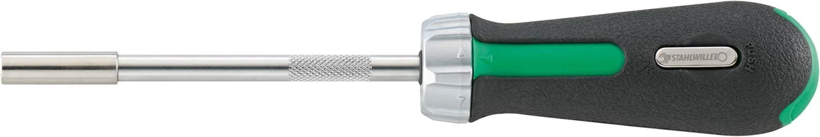 Реверсивний тримач біт Stahlwille STW18120001 1/4 дюйма Hex Сріблястий, фото №1
