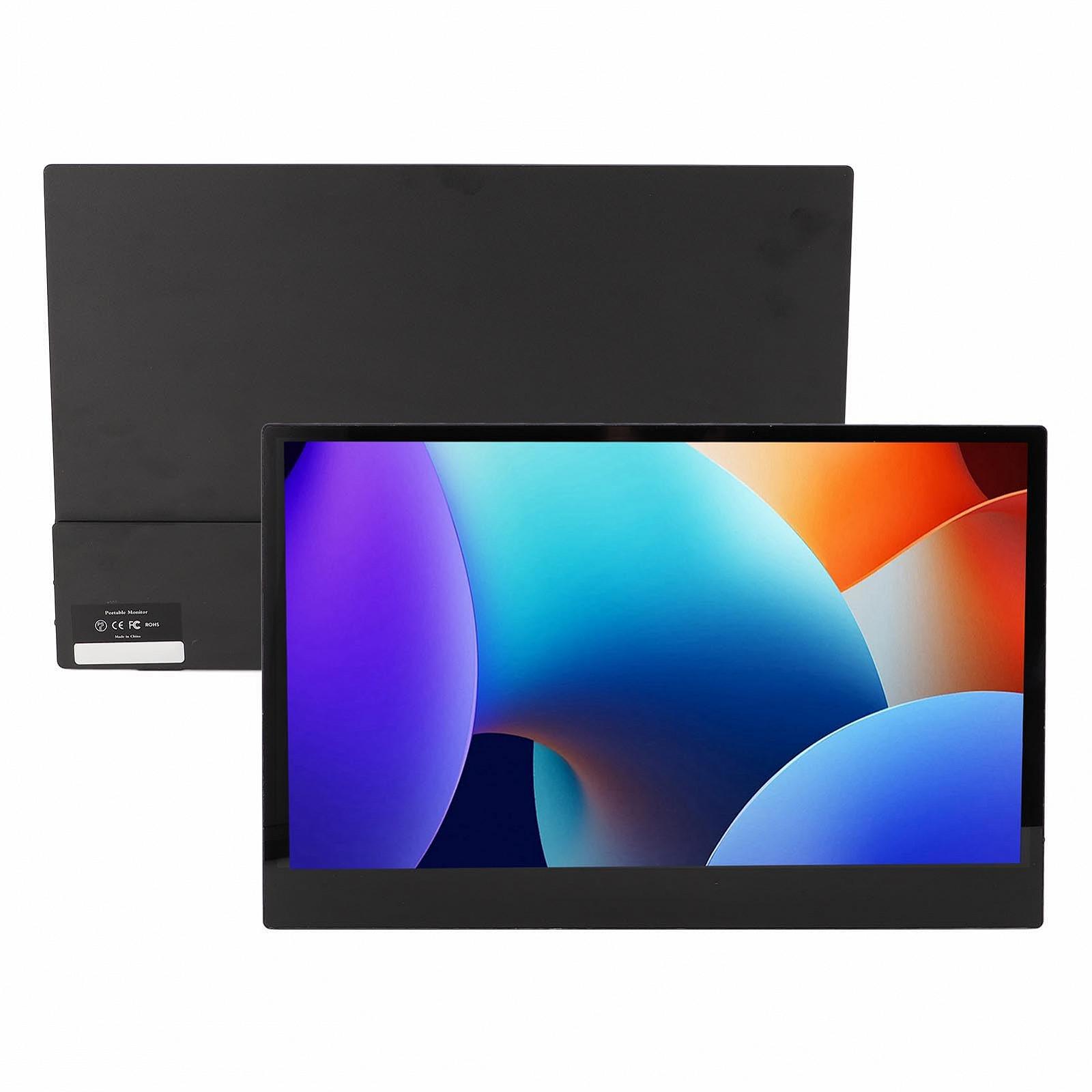 Монітор Annadue 15.6 дюймів 1920 x 1080P 16:9 USB C Чорний, фото №1
