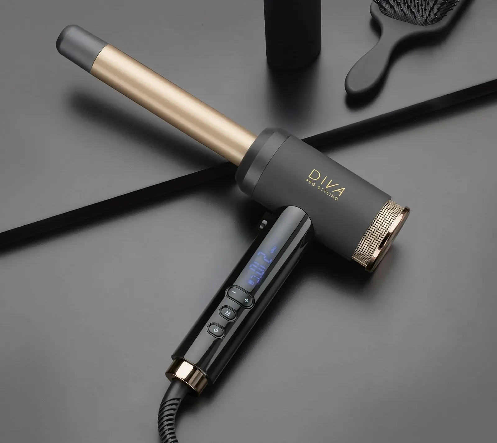 Стайлер для завивки волос Diva Pro Styling Air Curl керамический легкий с пропиткой маслами MAK (макадамия, арган и кератин), фото №2 Стайлер для завивки волос Diva Pro Styling Air Curl керамический легкий с пропиткой маслами MAK (макадамия, арган и кератин), фото №2