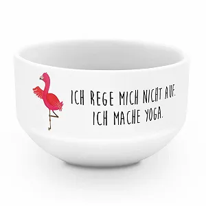 Миска для хлопьев Mr. & Mrs. Panda Фламинго Йога Злаковая миска - Фото 1