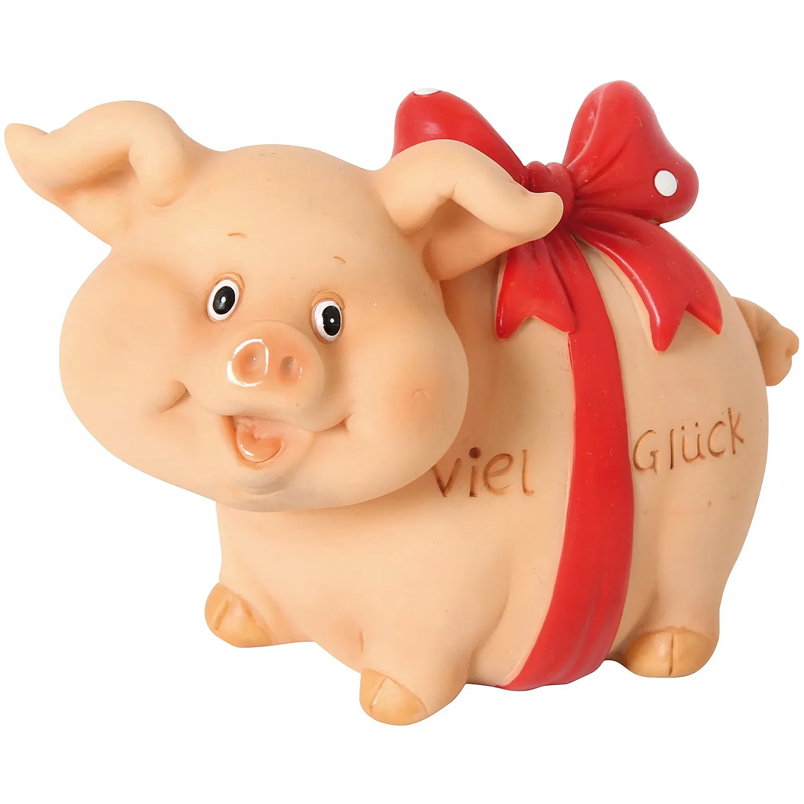 Скарбничка Piggy Bank Good Luck з бантиком, фото №1