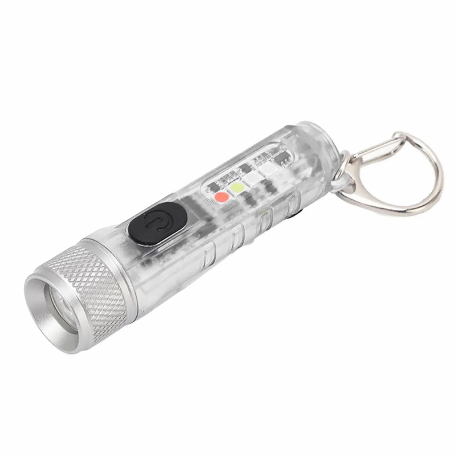 Ліхтарик-брелок LED Hyuduo Міні 3 режими освітлення для кемпінгу, походів Нержавіюча сталь Портативний (Прозорий), фото №4 Ліхтарик-брелок LED Hyuduo Міні 3 режими освітлення для кемпінгу, походів Нержавіюча сталь Портативний (Прозорий), фото №4