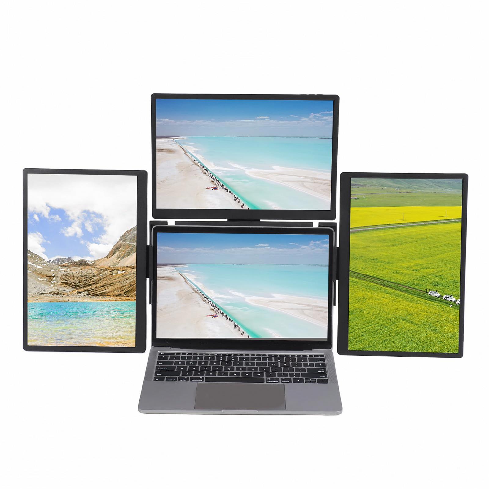 Экран ASHATA 13.3 Inch DIY Portable HD Triple Screen для ноутбуков 11.6-17 дюймов, фото №1