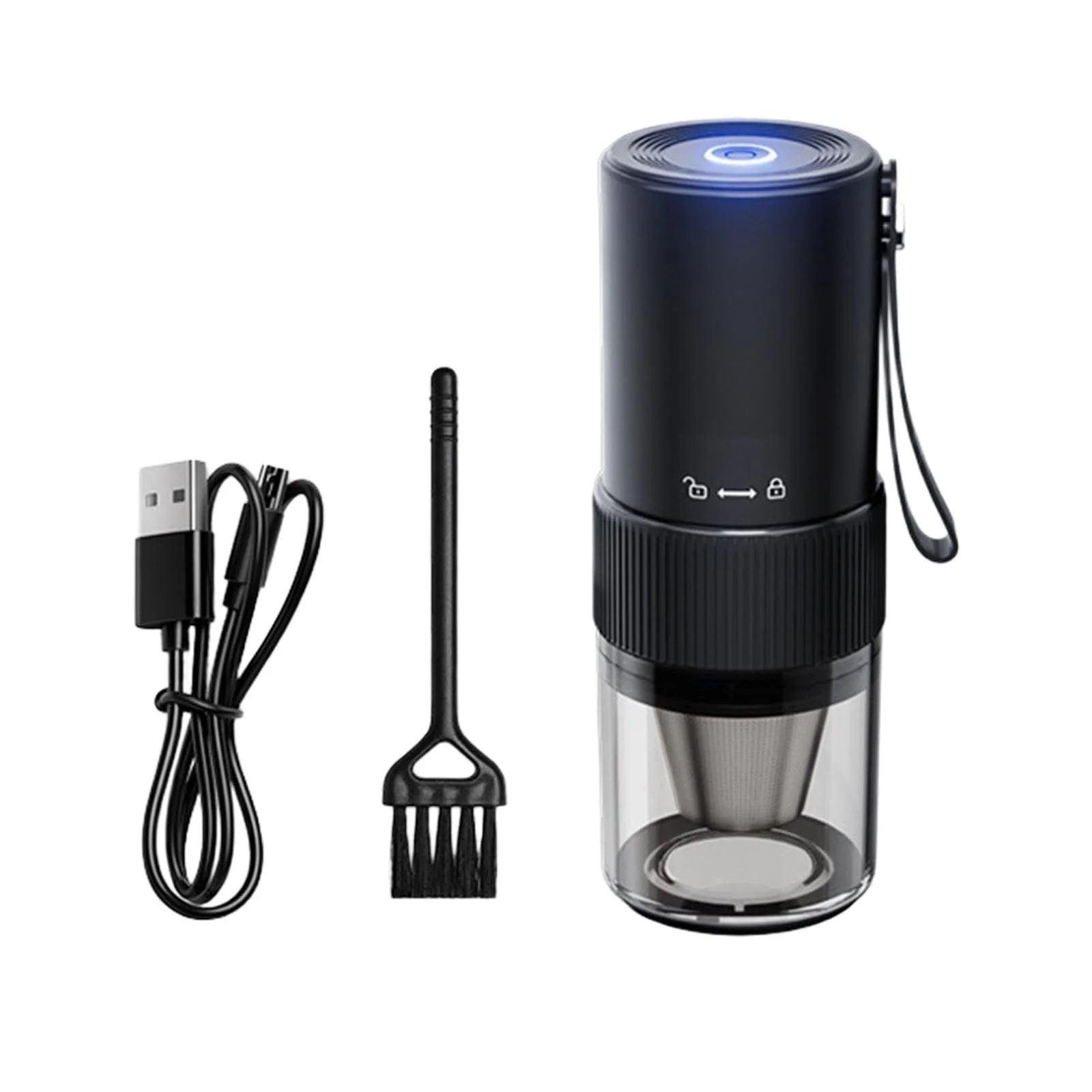 Кофемолка регулируемая для кухни, улицы, офиса, фото №2