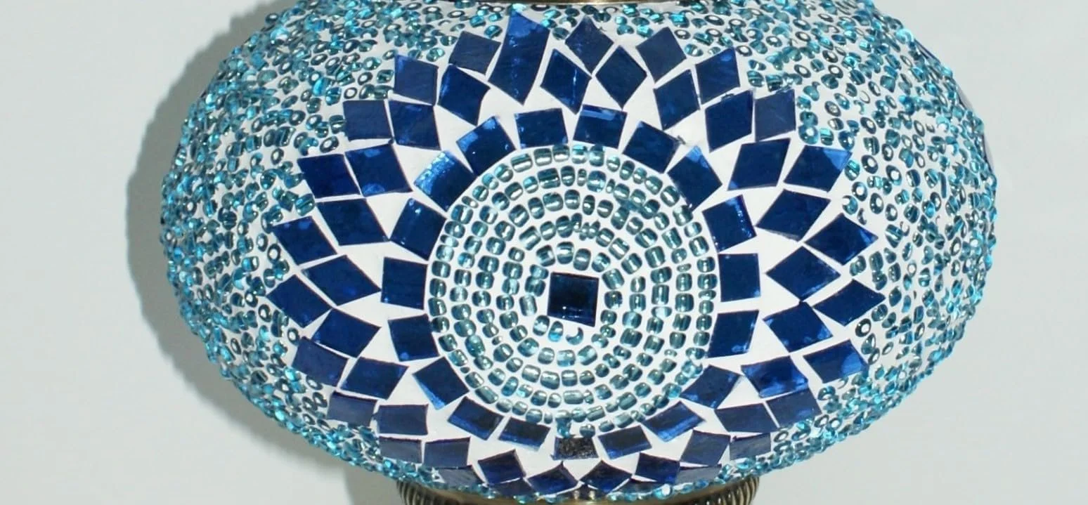 Настільна лампа Samarkand Lights L Мозаїчна Східна Бірюзова, фото №3