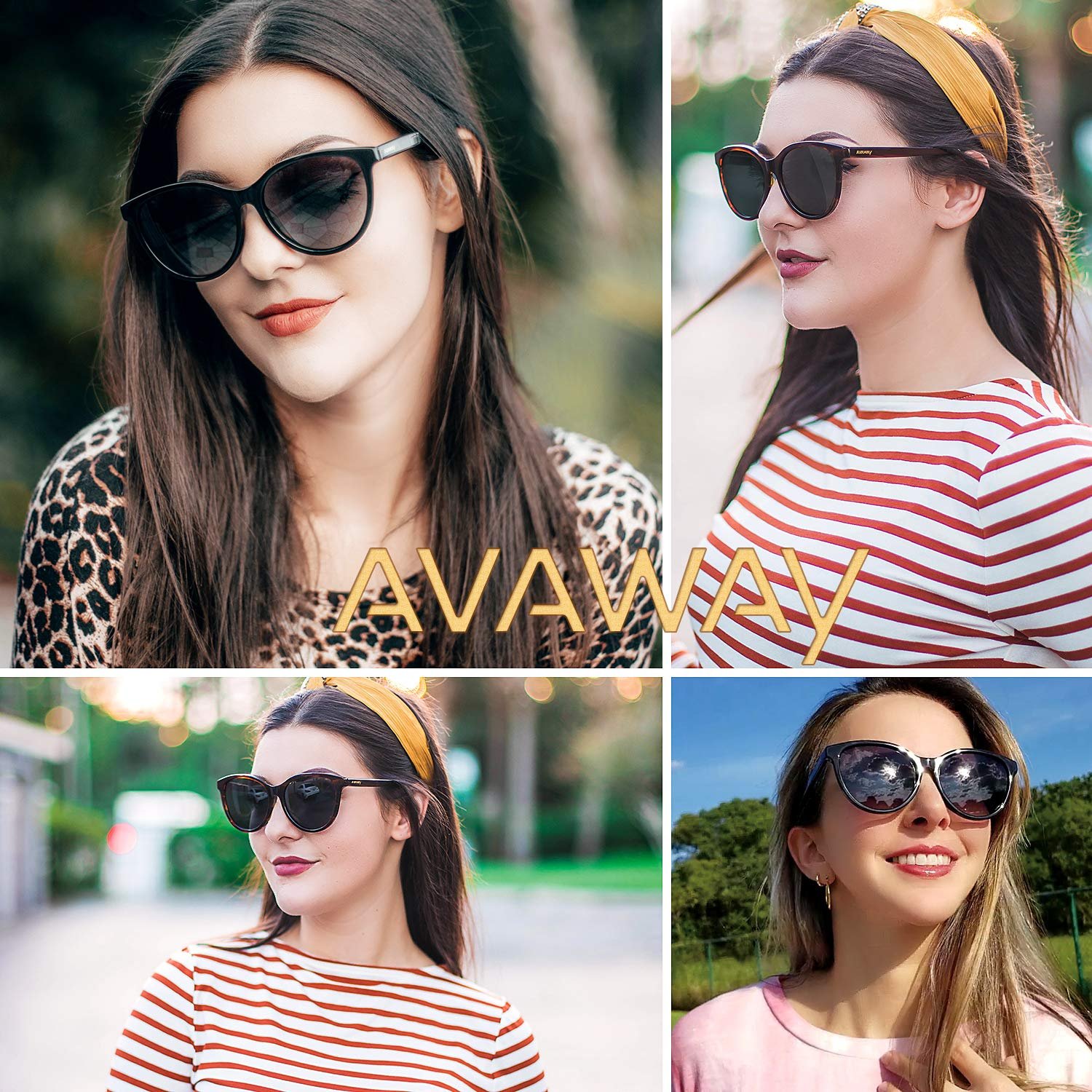 Сонцезахисні окуляри Жіночі Поляризовані Ретро AVAWAY Великі UV400, фото №4 Сонцезахисні окуляри Жіночі Поляризовані Ретро AVAWAY Великі UV400, фото №4