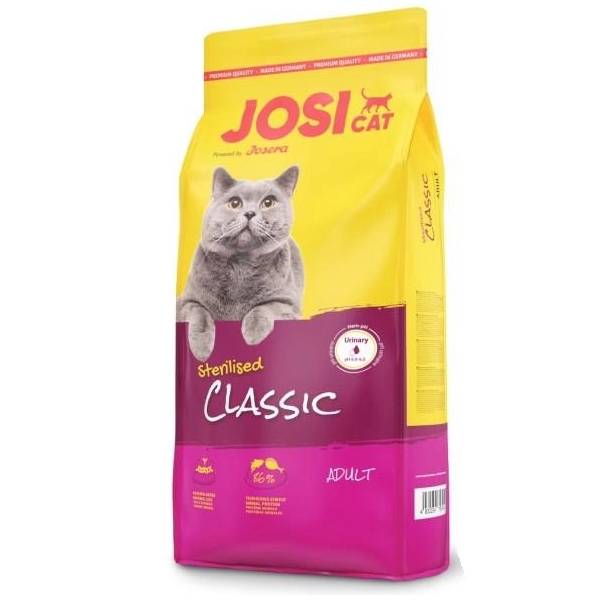 Сухой корм для взрослых стерилизованных кошек Josi Cat Sterilised Classic 650 г 4032254753438, фото №1