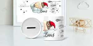 Скарбничка дитяча Zarto Sleeping Bear персоналізована synthetic.ua - Фото 1