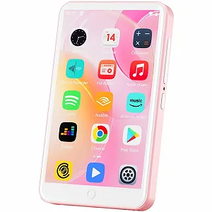MP3 плеер Oilsky 80GB Bluetooth, WiFi, 4 дюйма, 1080P, сенсорный экран, розовый - Фото 1