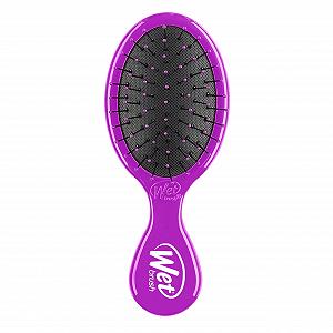 Щітка для волосся Wet Brush Mini Detangler Solid Print з м'якою щетиною IntelliFlex, міні дорожня щітка для всіх типів волосся - фіолетовий - Фото 1