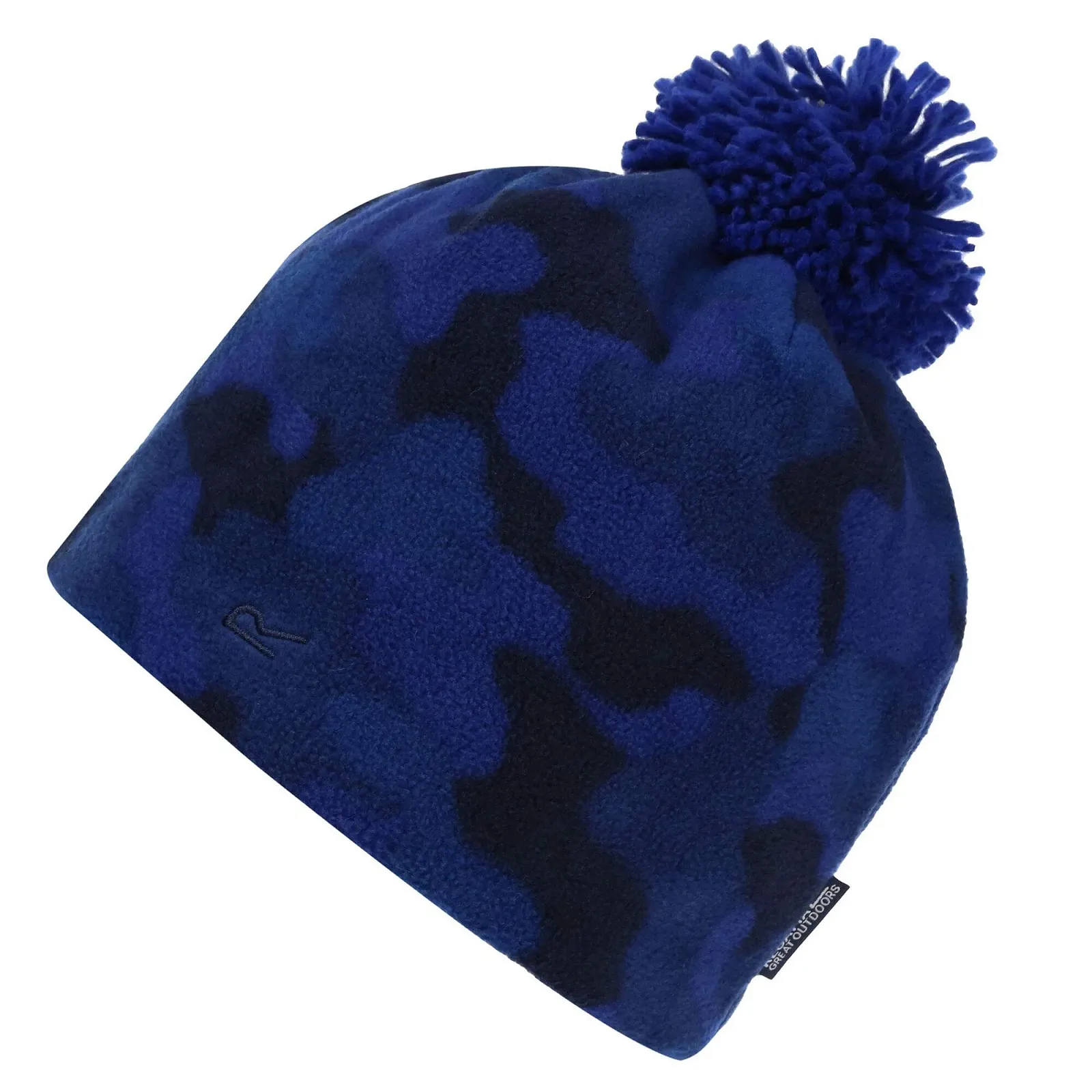 Шапка Regatta Fallon Унисекс Детская с принтом, полиэстер Mirofleece и вязаный помпон, фото №1 Шапка Regatta Fallon Унисекс Детская с принтом, полиэстер Mirofleece и вязаный помпон, фото №1