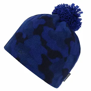 Шапка Regatta Fallon Унисекс Детская с принтом, полиэстер Mirofleece и вязаный помпон - Фото 1