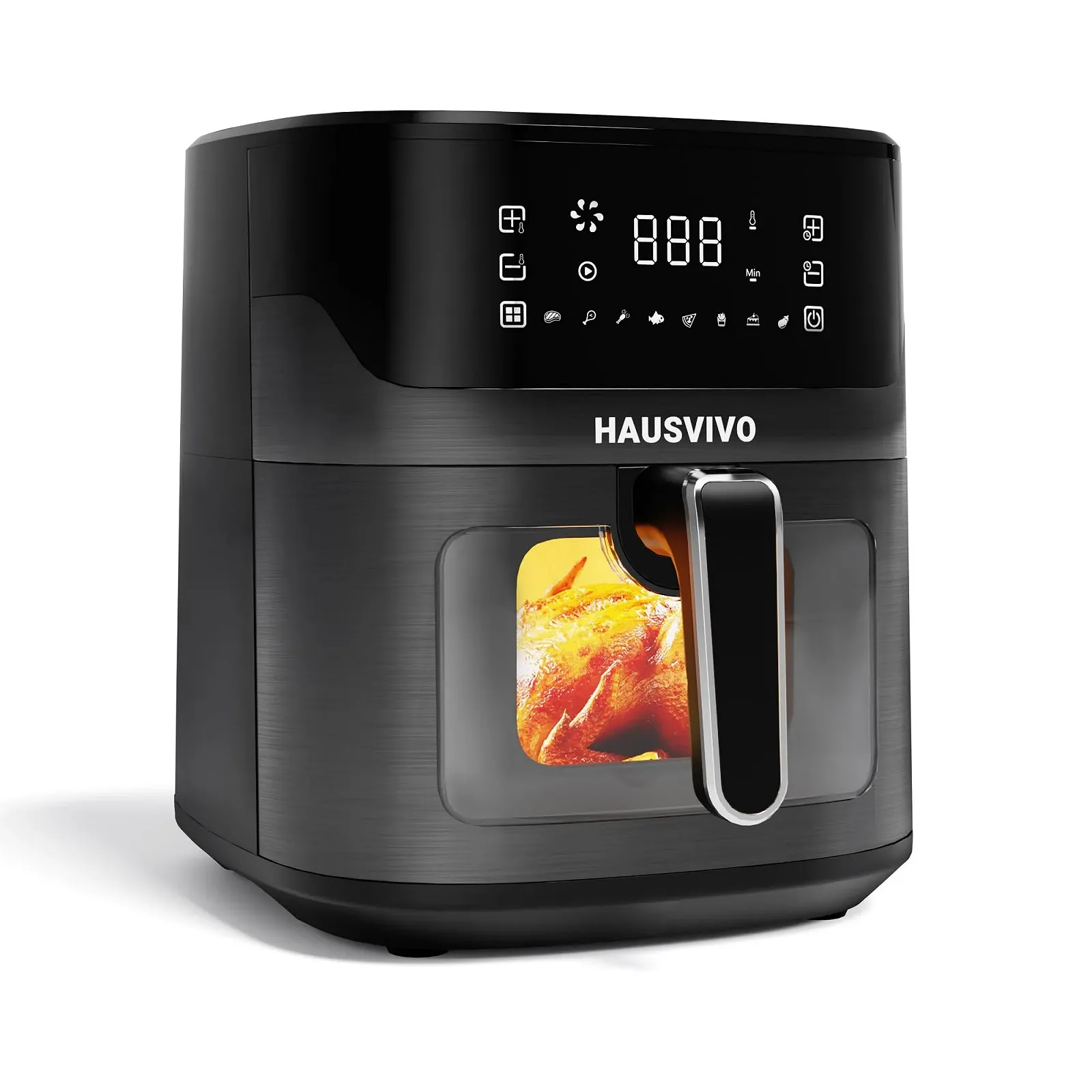 Мультипіч Airfryer XL 6.5 л 1600 Вт 8 програм з оглядовим вікном Чорний, фото №1 Мультипіч Airfryer XL 6.5 л 1600 Вт 8 програм з оглядовим вікном Чорний, фото №1