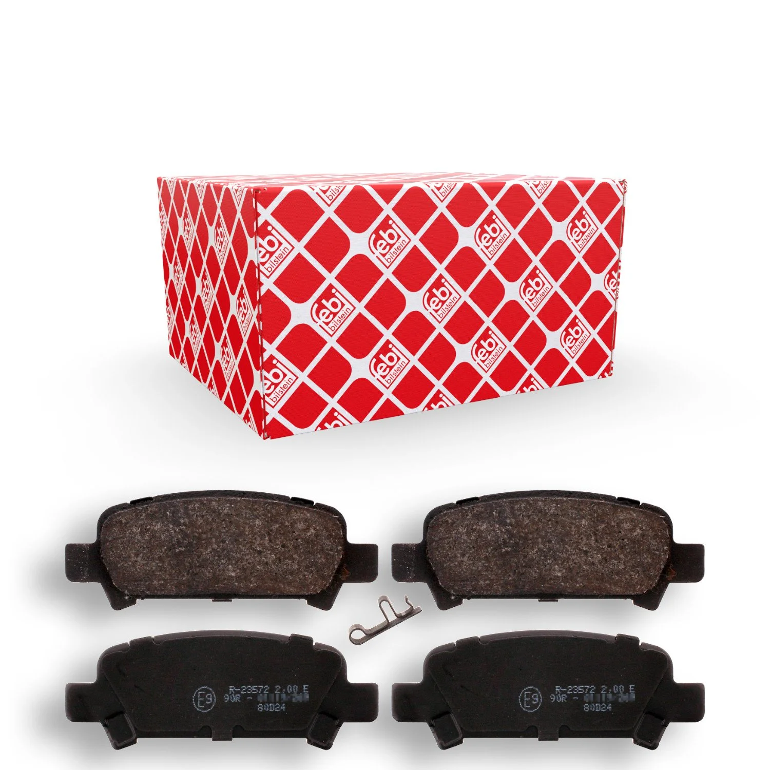 Комплект тормозных колодок дискового тормоза FEBI BILSTEIN 16659 для MAZDA MITSUBISHI SUBARU, фото №1