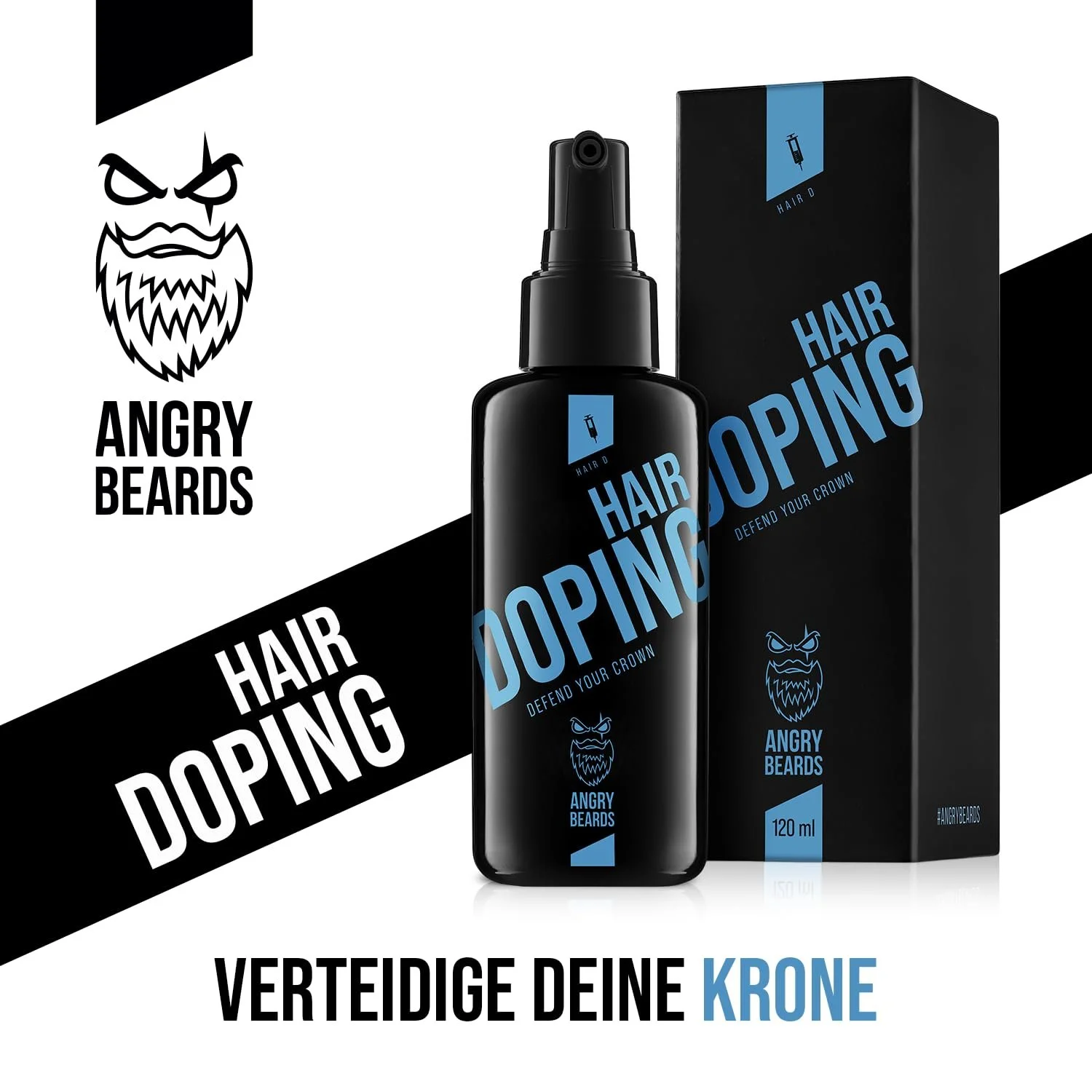 Сироватка для росту волосся Angry Beards Hair Doping Біотин, Кофеїн та Натуральні Олії 100 мл, фото №7