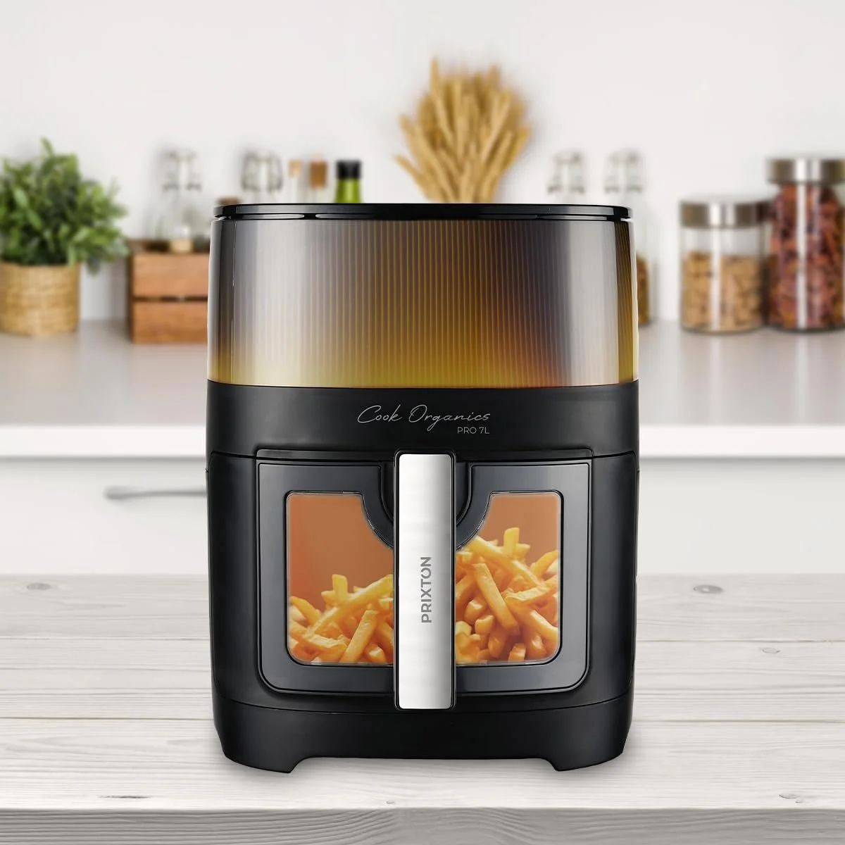 Мультипіч PRIXTON Cook Organics 7 л Window Touch Screen Black, фото №5 Мультипіч PRIXTON Cook Organics 7 л Window Touch Screen Black, фото №5