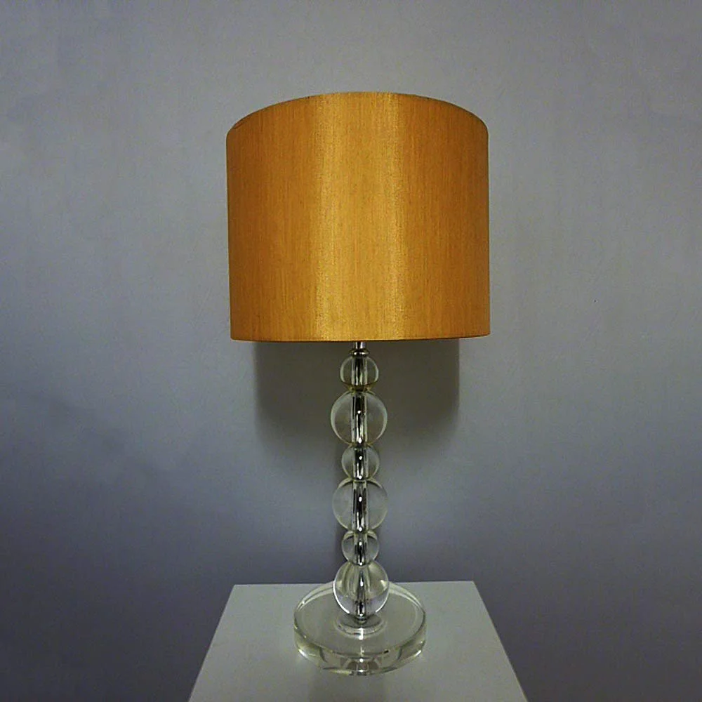 Настільна лампа Dapo VIRAG 49 см LED кришталева E27 6 W прозорий золотистий, фото №3