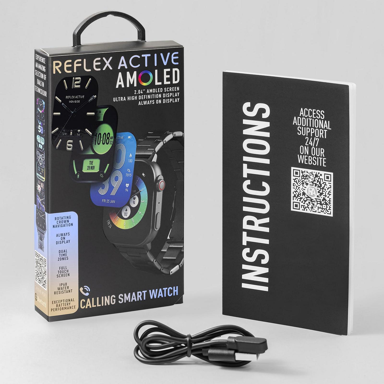 Смарт-годинник Reflex Active Series 29 AMOLED 5.2 см Сенсорний екран Монітор серцевого ритму Вимірювання кисню в крові IP68 Водонепроникний, фото №6
