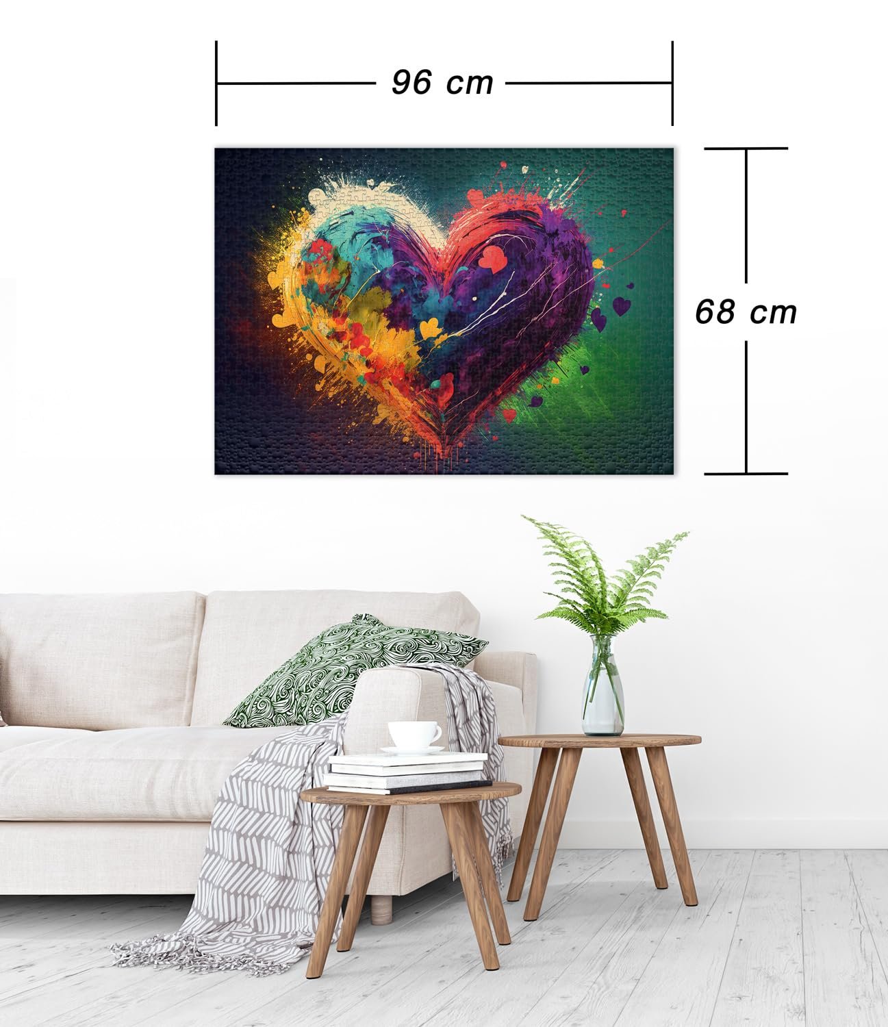 Пазл Ulmer Puzzleschmiede Colours & Fantasy Colours of Love 2000 деталей 96 x 68 cm, фото №3