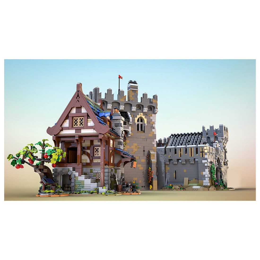 Конструктор APAP MOC-68151 Замок у середньовічному стилі 7500+ деталей, фото №5