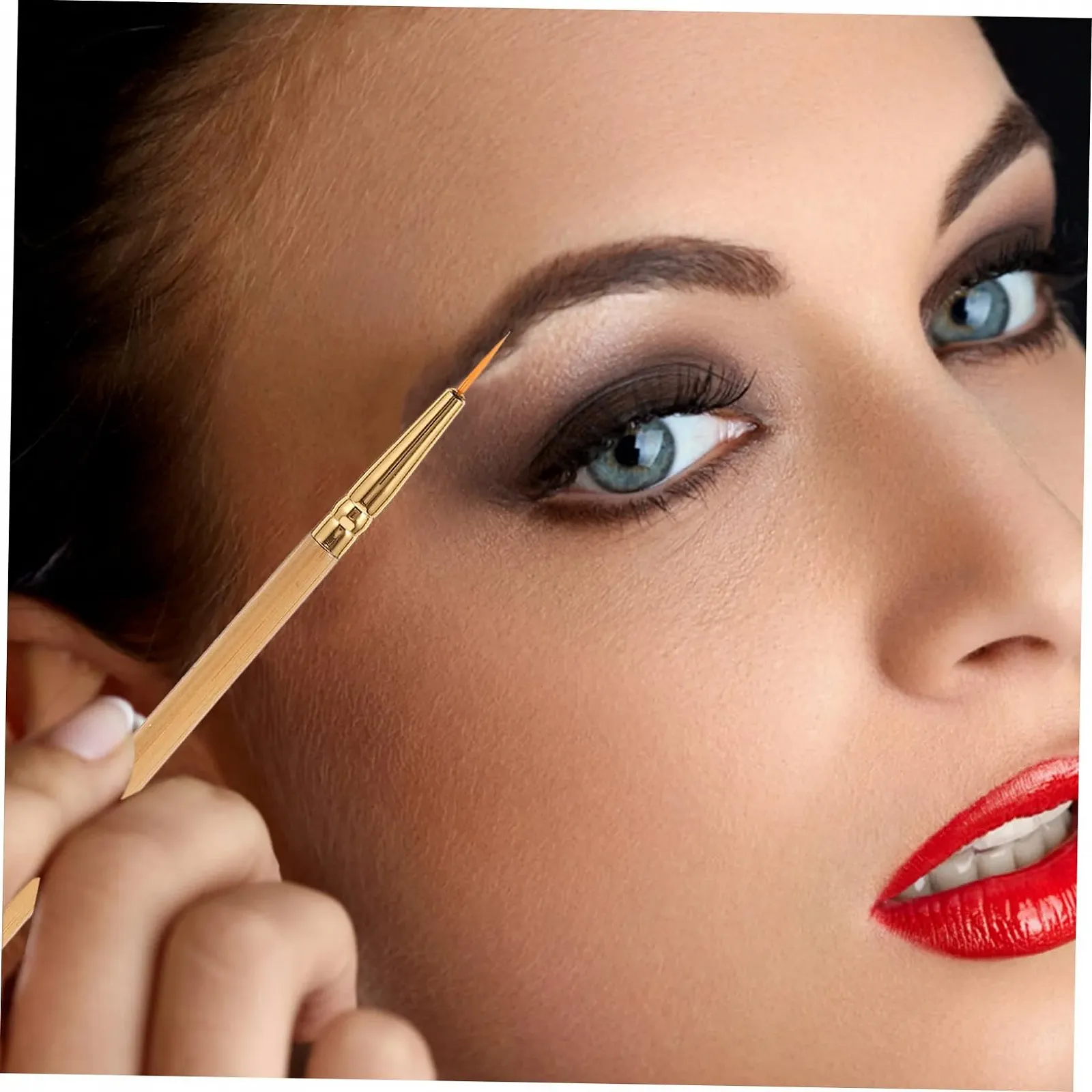 Підводка для очей FOMIYES Кисть з бамбука Двостороння, фото №2 Підводка для очей FOMIYES Кисть з бамбука Двостороння, фото №2