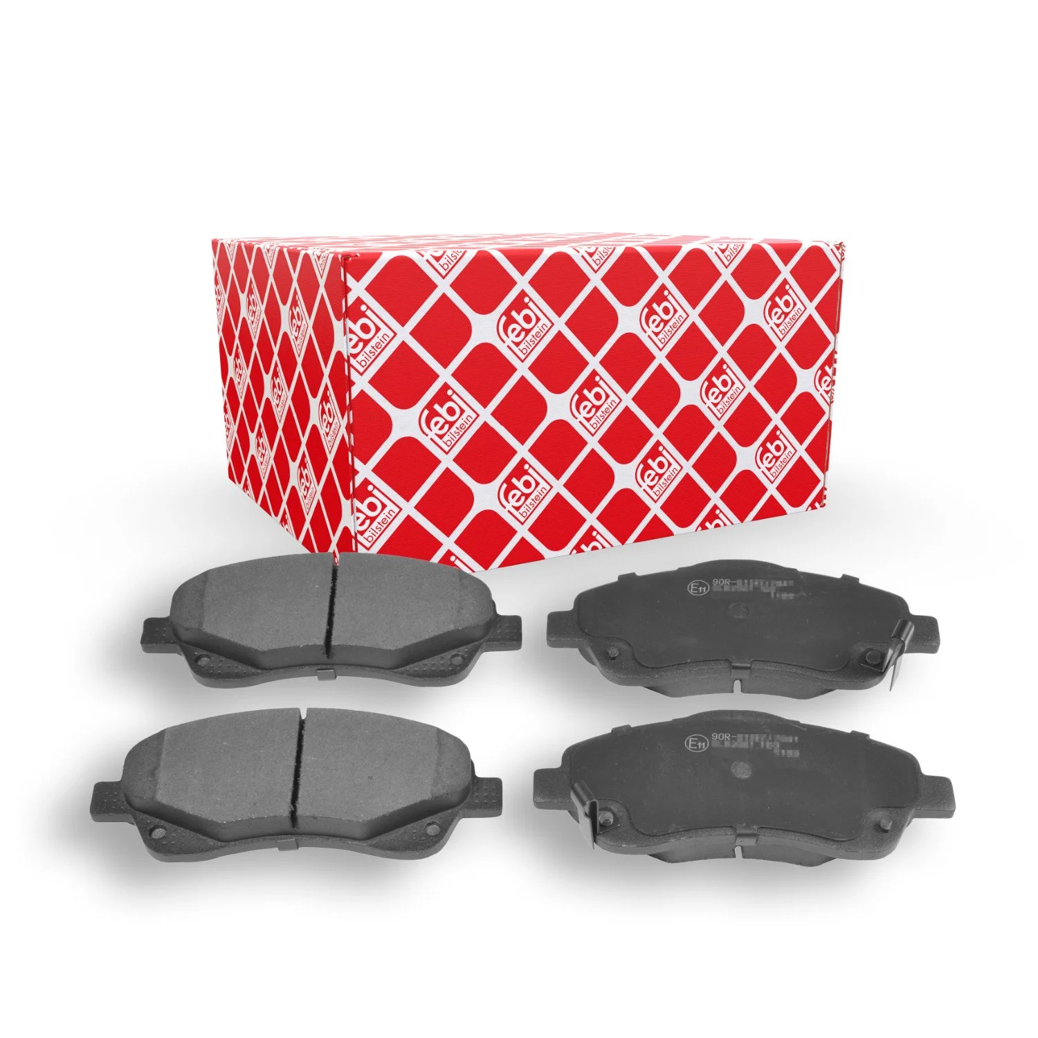 Комплект гальмівних колодок, дискове гальмо FEBI BILSTEIN 16653 для TOYOTA, передня вісь, фото №1