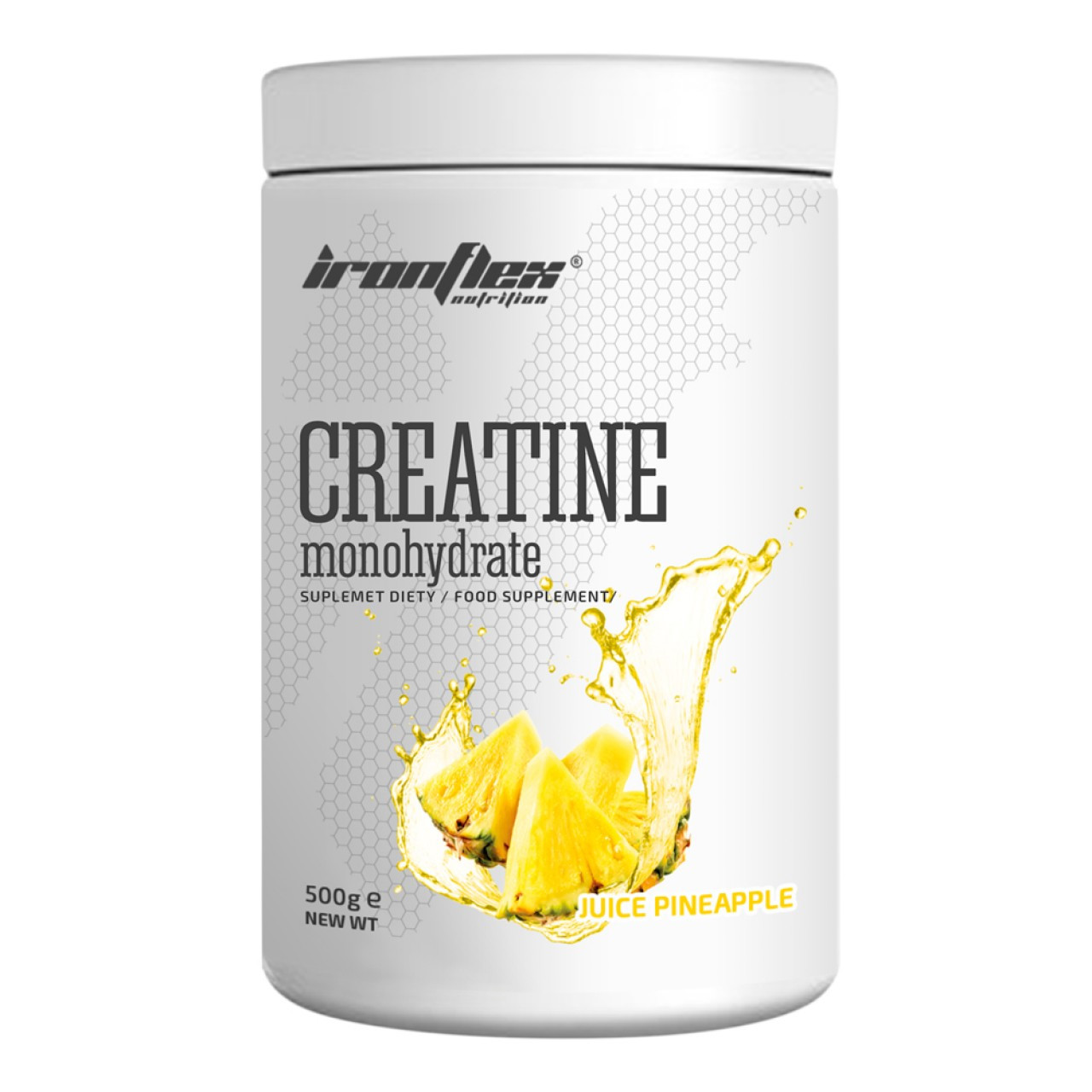 Креатин IronFlex Creatine Monohydrate 500 g Pineapple juice, фото №1