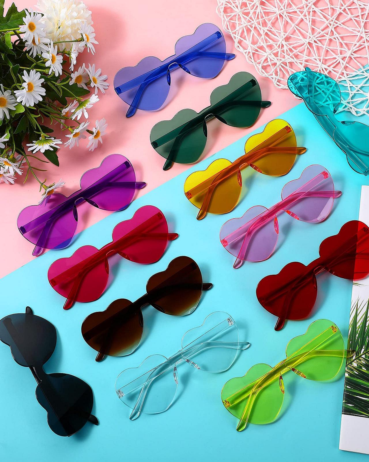 Сонцезахисні окуляри Серце Photect 12 пар, різнокольорові, фото №5