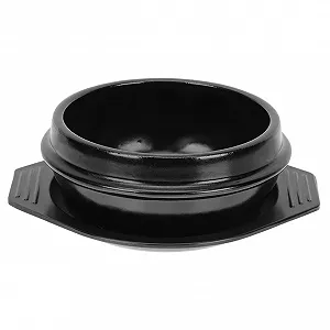 Керамічна каструля Sosoport 1 набір з підставкою багатофункціональна чаша для бібімбапа супу пасти - Фото 1