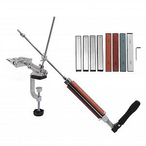 Точилка для ножей с фиксированным углом Профессиональная система заточки 8 камней 360 градусов - Фото 1