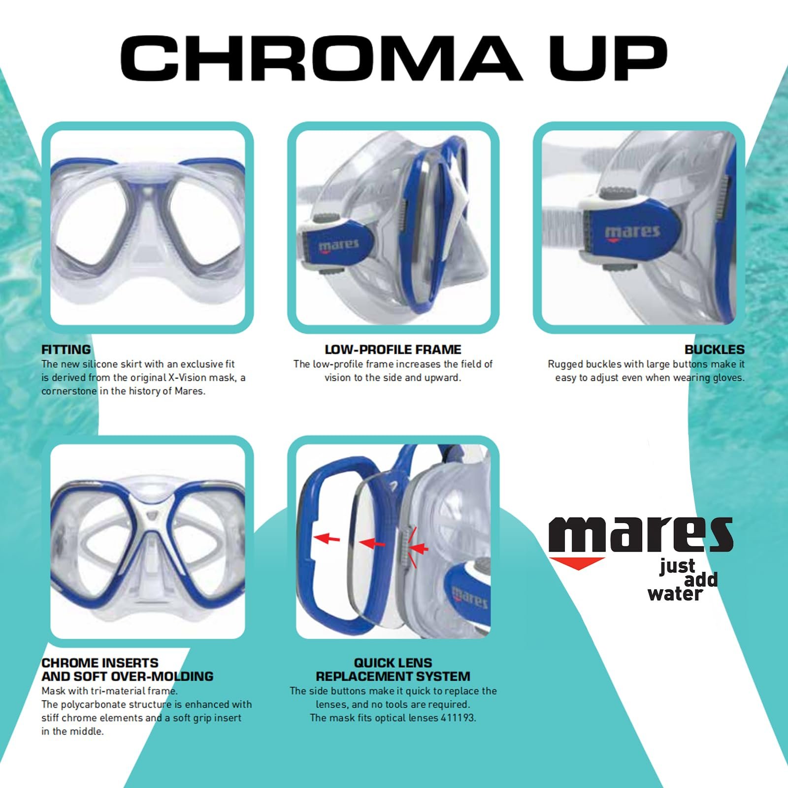 Маска Mares Chroma Up, фото №4
