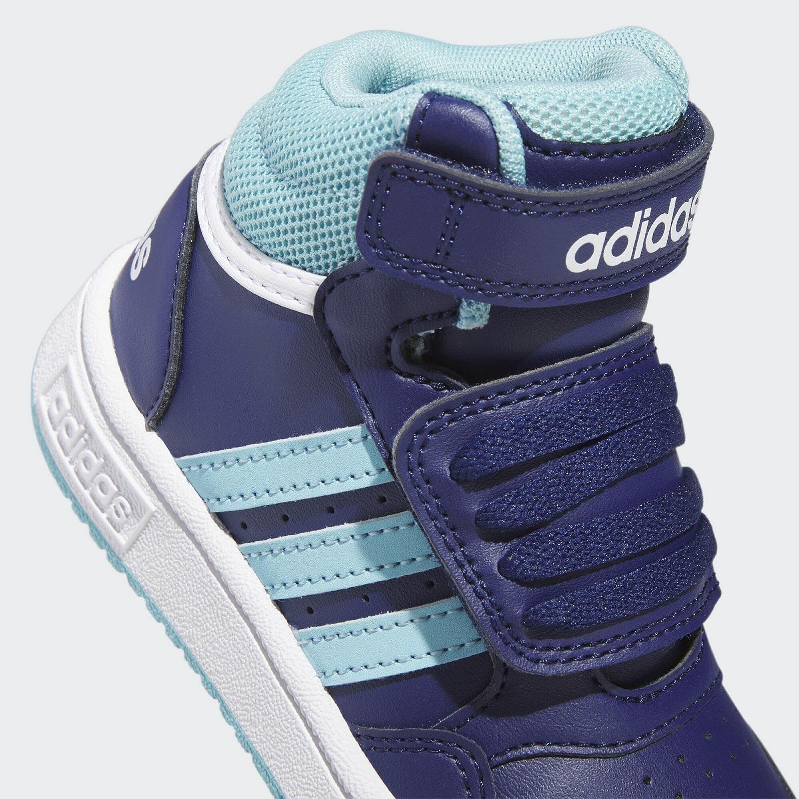 Кросівки adidas Unisex Kinder Hoops Mid, фото №8