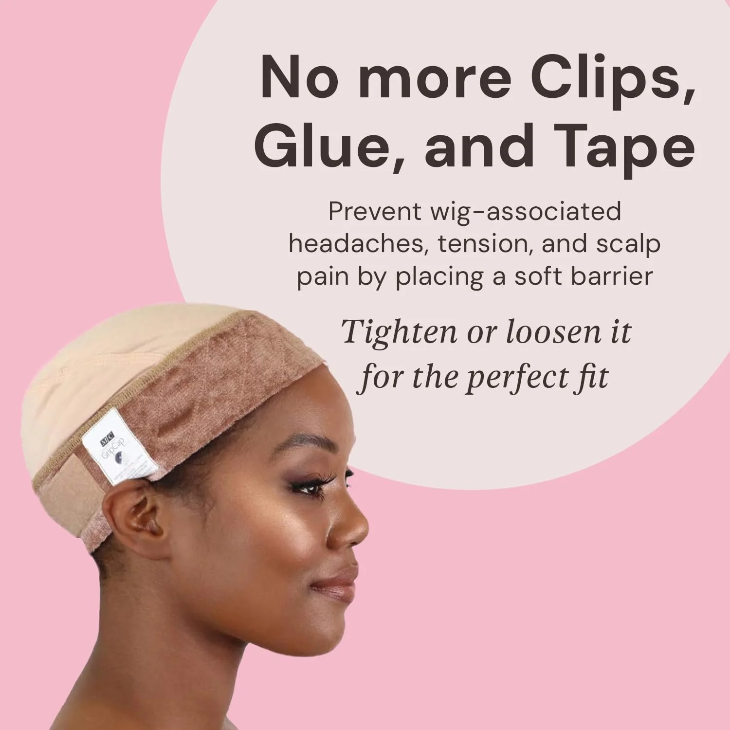 Пов'язка-шапка Milano Collection GripCap All-in-1 WiGrip Tan, фото №3