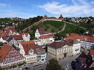 Пазл CALVENDO Esslingen from Above ландшафтный 1000 деталей 64 x 48 см synthetic.ua - Фото 1