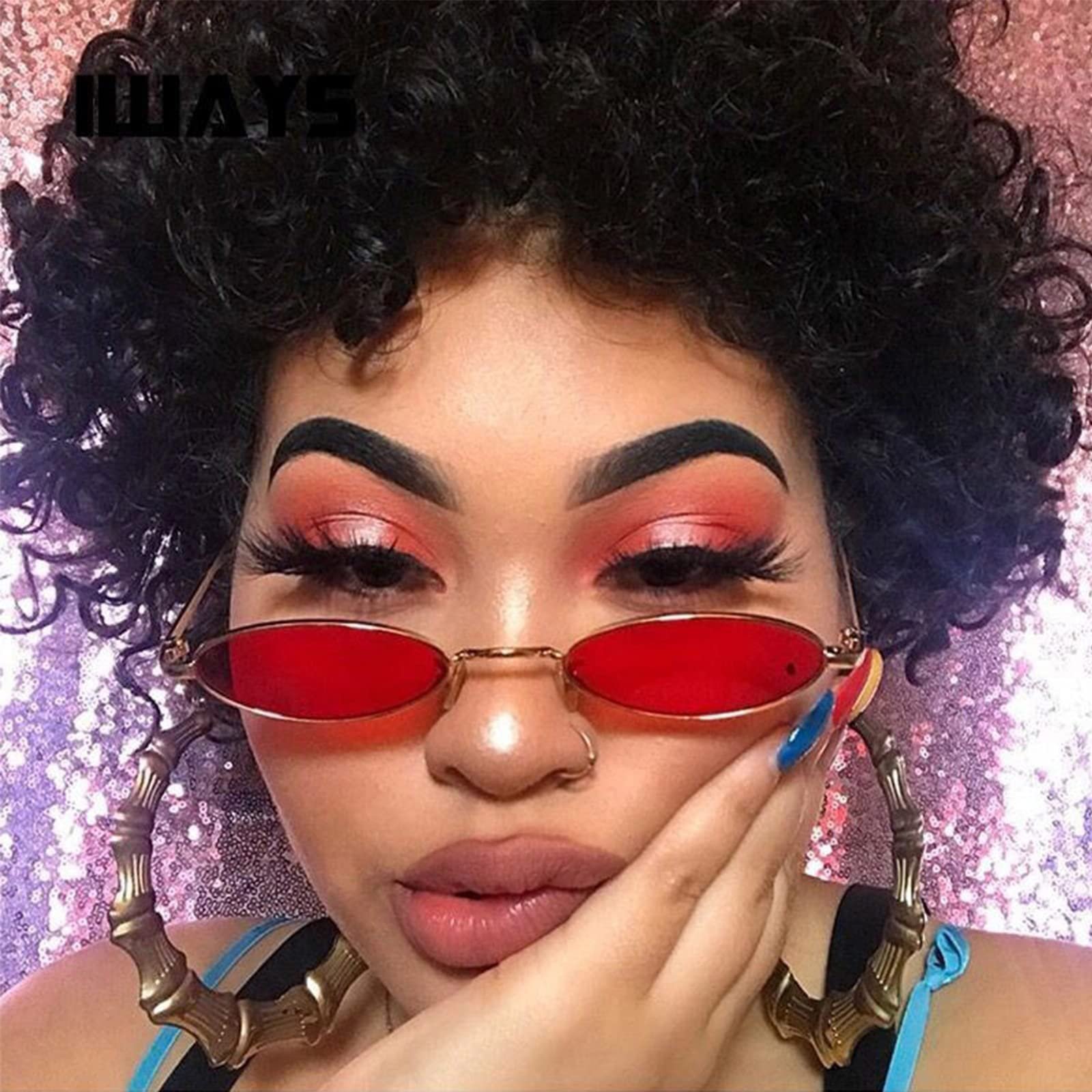 Вінтажні маленькі овальні сонцезахисні окуляри Ggpyyon для жінок та чоловіків, ретро, фото №4