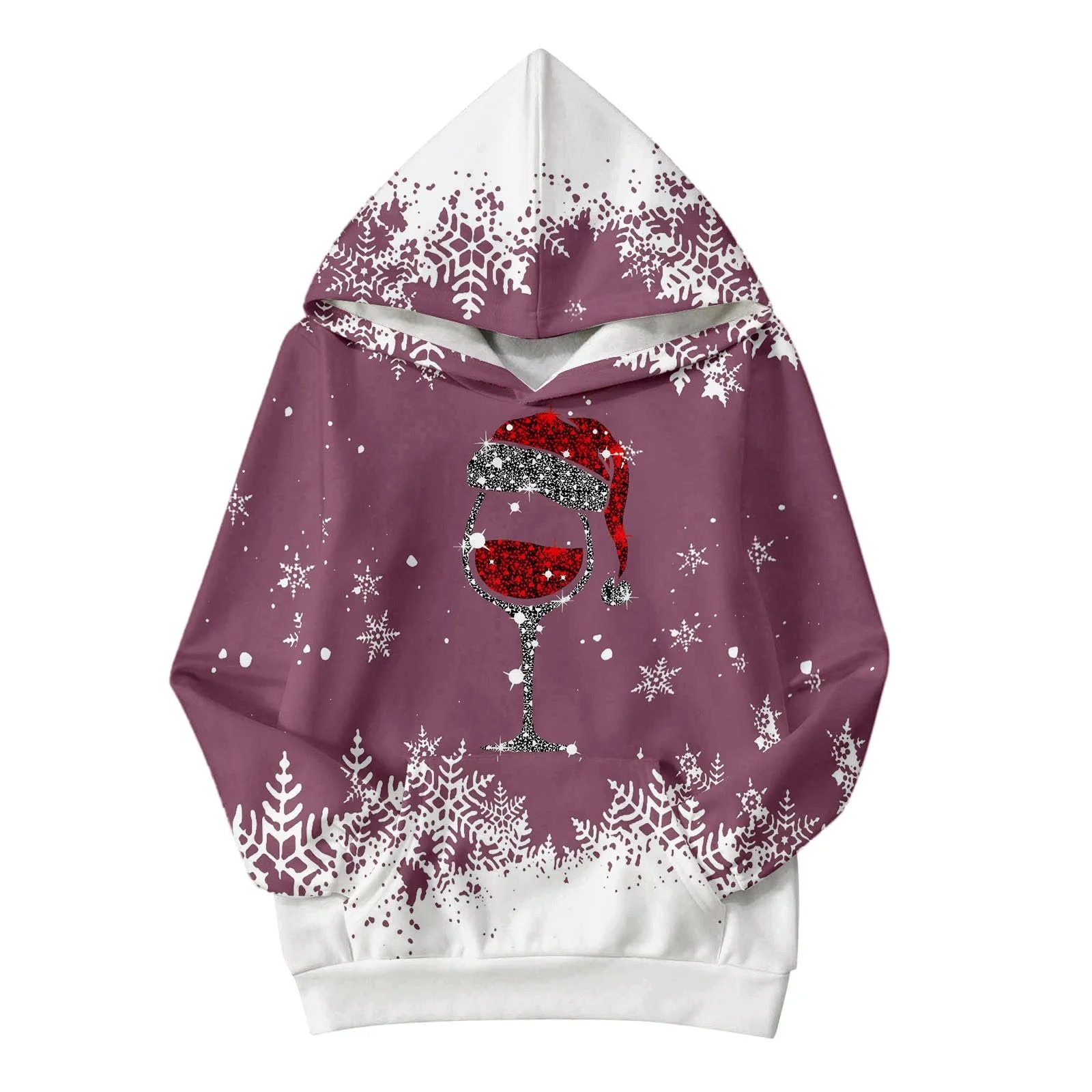 Худи Рождественский, детский, цветной, с длинными рукавами, фото №4