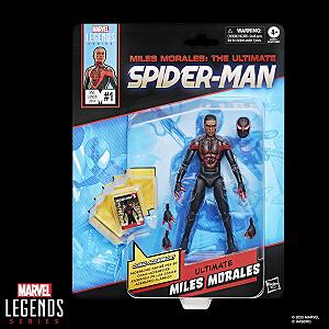 Фігурка Людина-павук Майлз Моралес Marvel Legends Series Ultimate, Чорний synthetic.ua - Фото 1