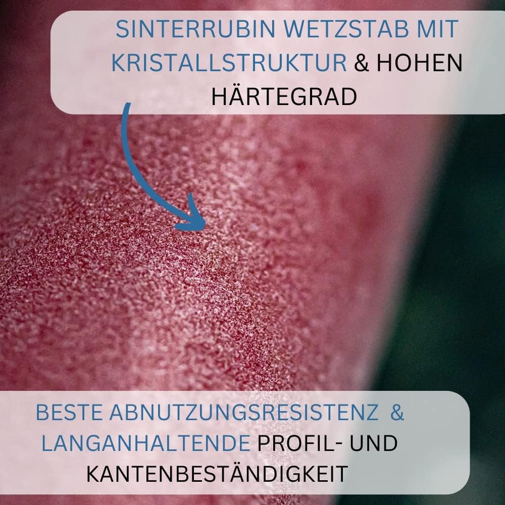 Точило для ножів Westmark Sieger-Long-Life зі спеченого рубіна 20 см Чорний/червоний, фото №3 Точило для ножів Westmark Sieger-Long-Life зі спеченого рубіна 20 см Чорний/червоний, фото №3