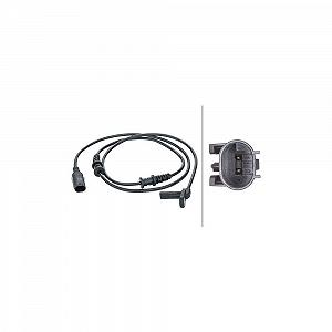 Датчик частоти обертання колеса HELLA 6PU 012 679-951 для MERCEDES-BENZ, передня вісь - Фото 1