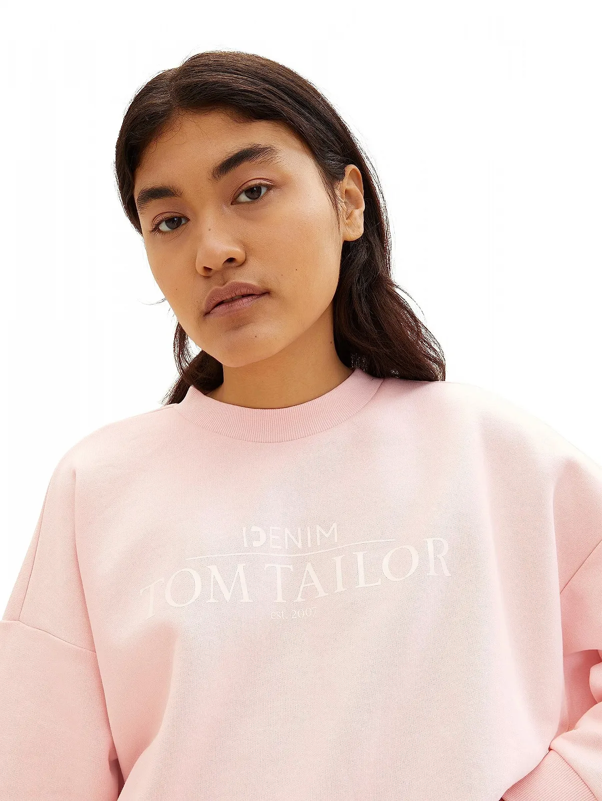 Толстовка TOM TAILOR Denim Oversized с принтом логотипа, фото №6