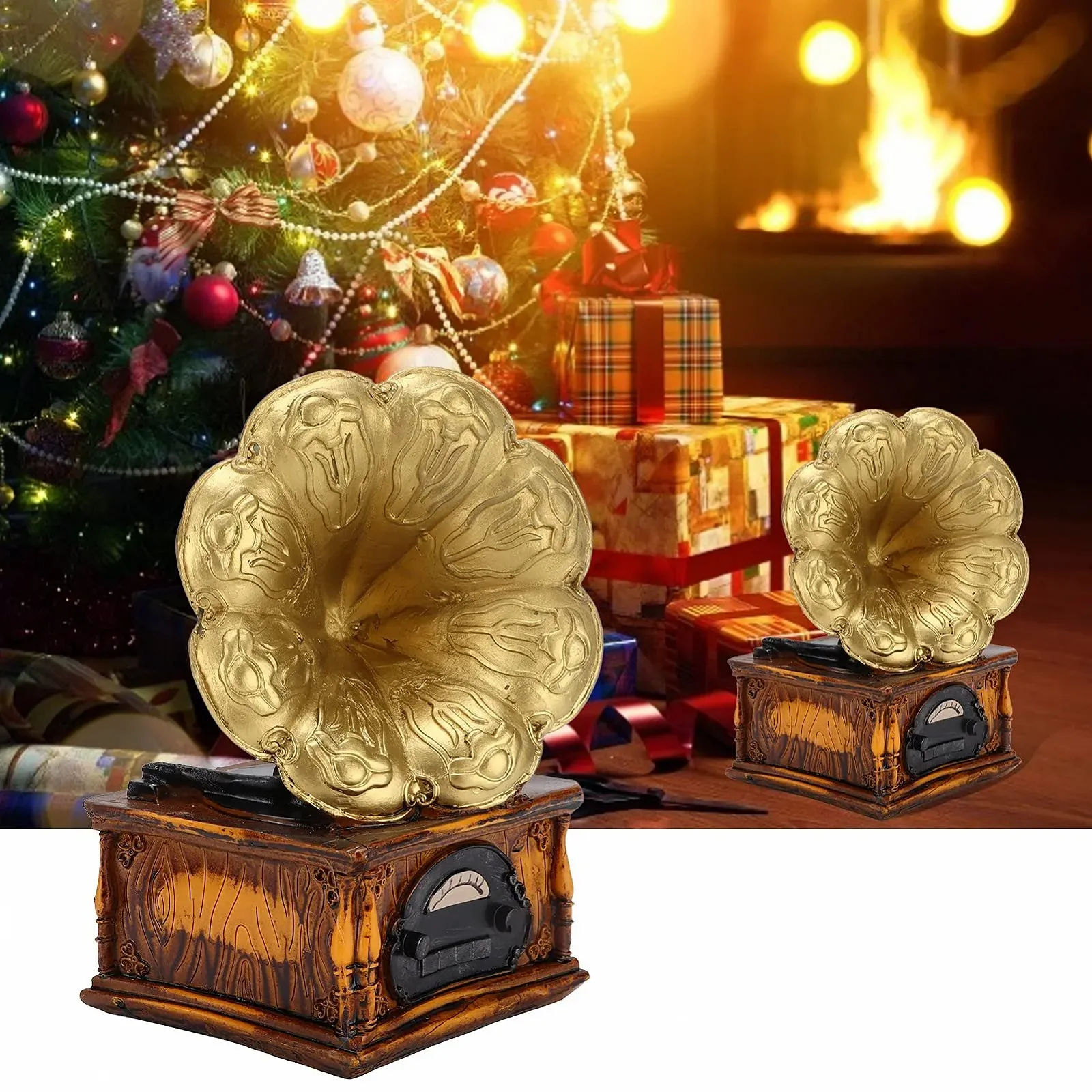 Скарбничка Retro Phonograph Вінтажний фонограф Декоративна, фото №8