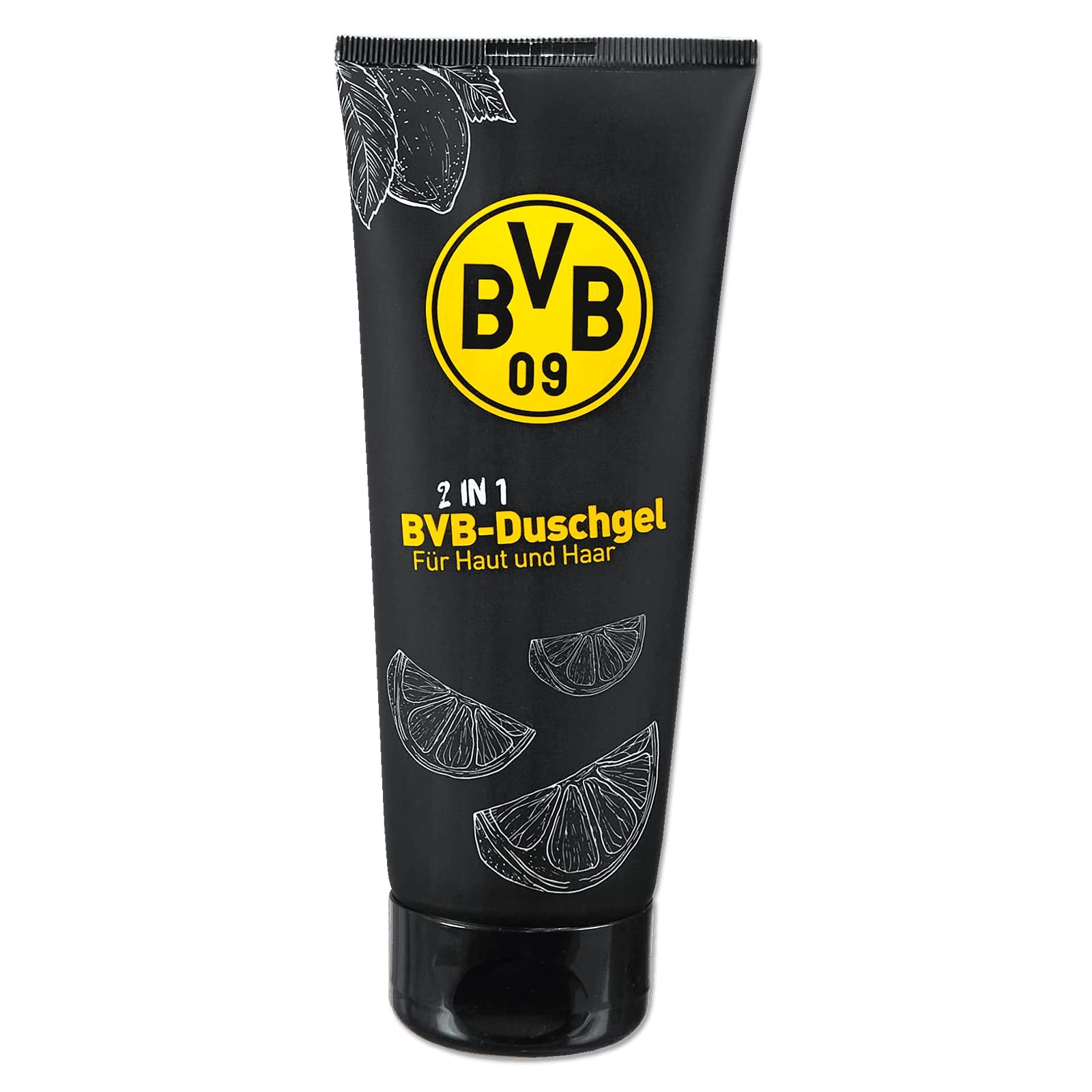 Набор Магическое полотенце и Гель для душа 2-в-1 Borussia Dortmund BVB BVB 09 60 x 30 см, 200 мл, Хлопок Черный/Желтый, фото №5