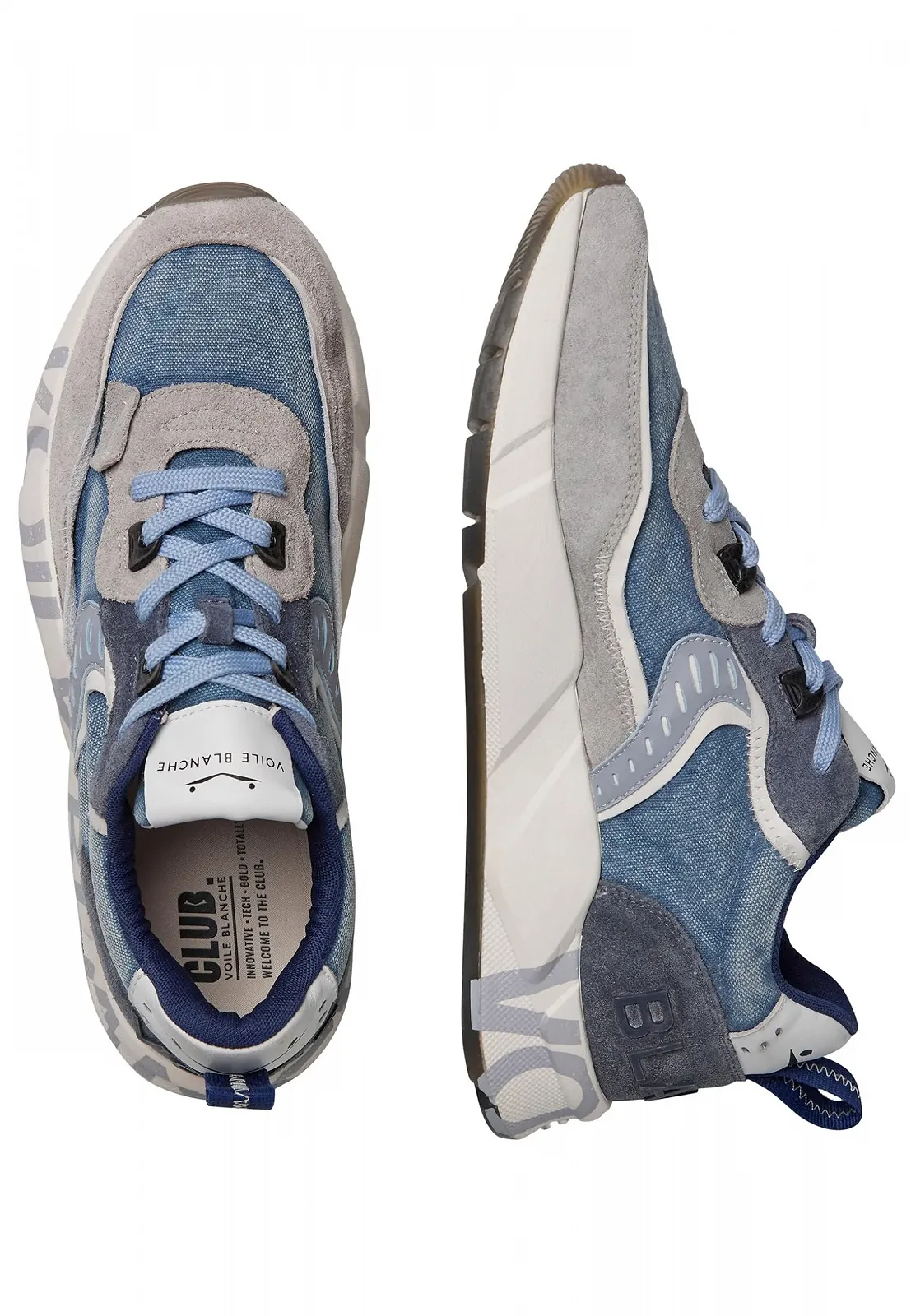 Кроссовки VOILE BLANCHE Замша и Ткань, фото №2