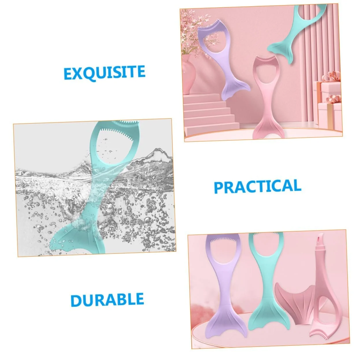 Инструмент для макияжа minkissy розовый аппликатор для макияжа, силиконовый аппликатор, фото №7