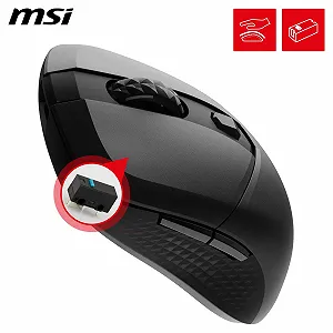 Миша MSI Versa 300 Бездротова Ігрова 8000 DPI Оптичний Сенсор synthetic.ua - Фото 1