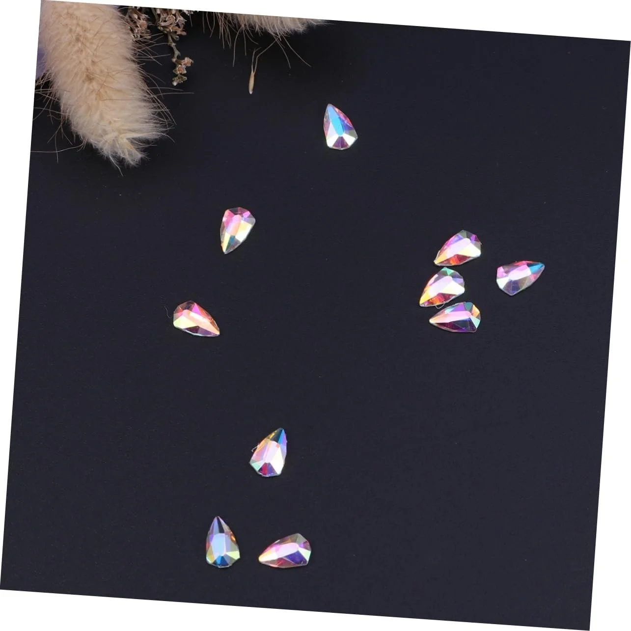 Стразы для ногтей FRCOLOR Имитация Форма щита 30 шт., фото №8