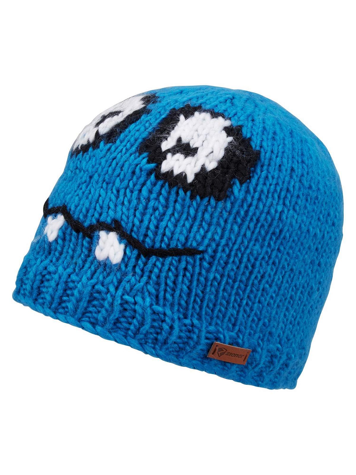 Вязаная шапка Ziener Iroko Junior с мордочкой монстра, унисекс, детская, фото №1 Вязаная шапка Ziener Iroko Junior с мордочкой монстра, унисекс, детская, фото №1