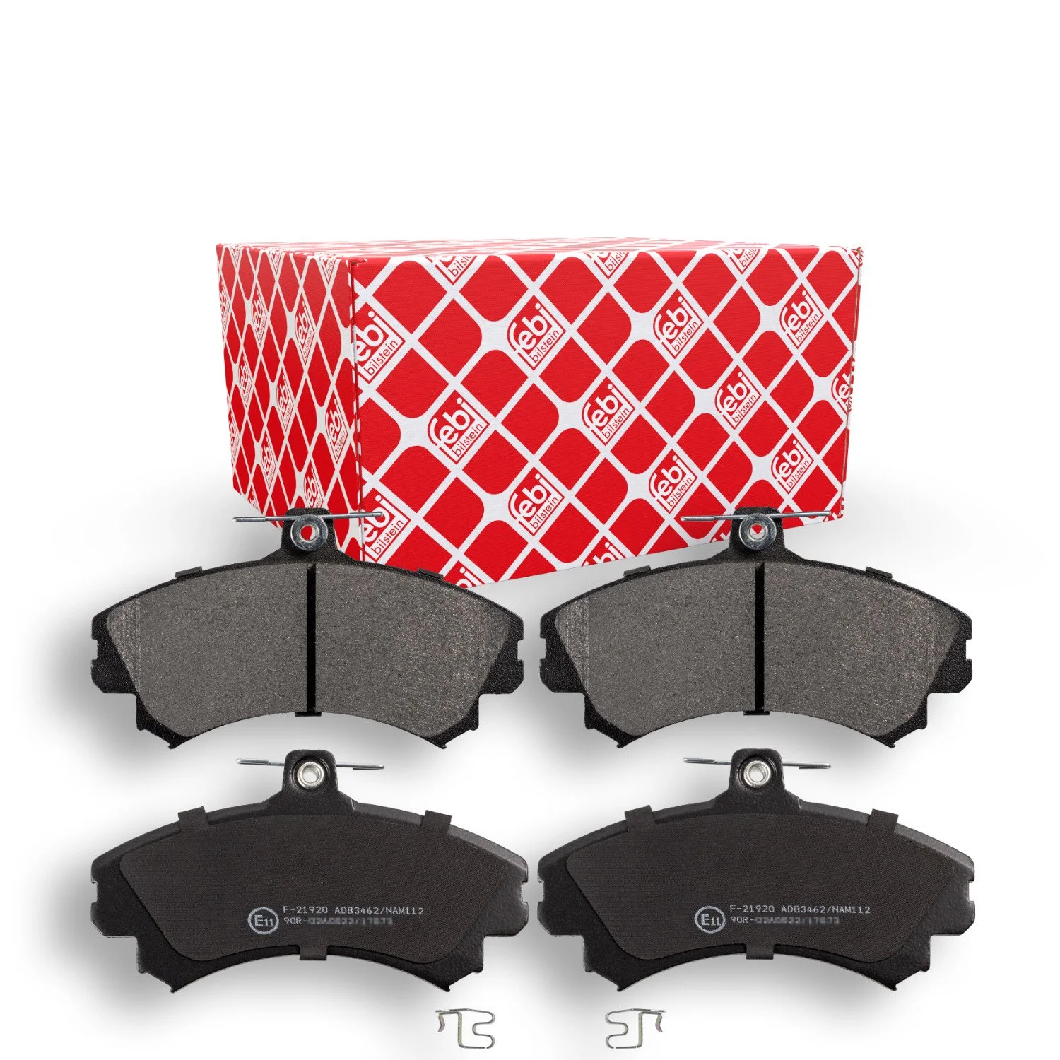 Комплект тормозных колодок, дисковый тормоз FEBI BILSTEIN 16213 для MITSUBISHI VOLVO PROTON, фото №1