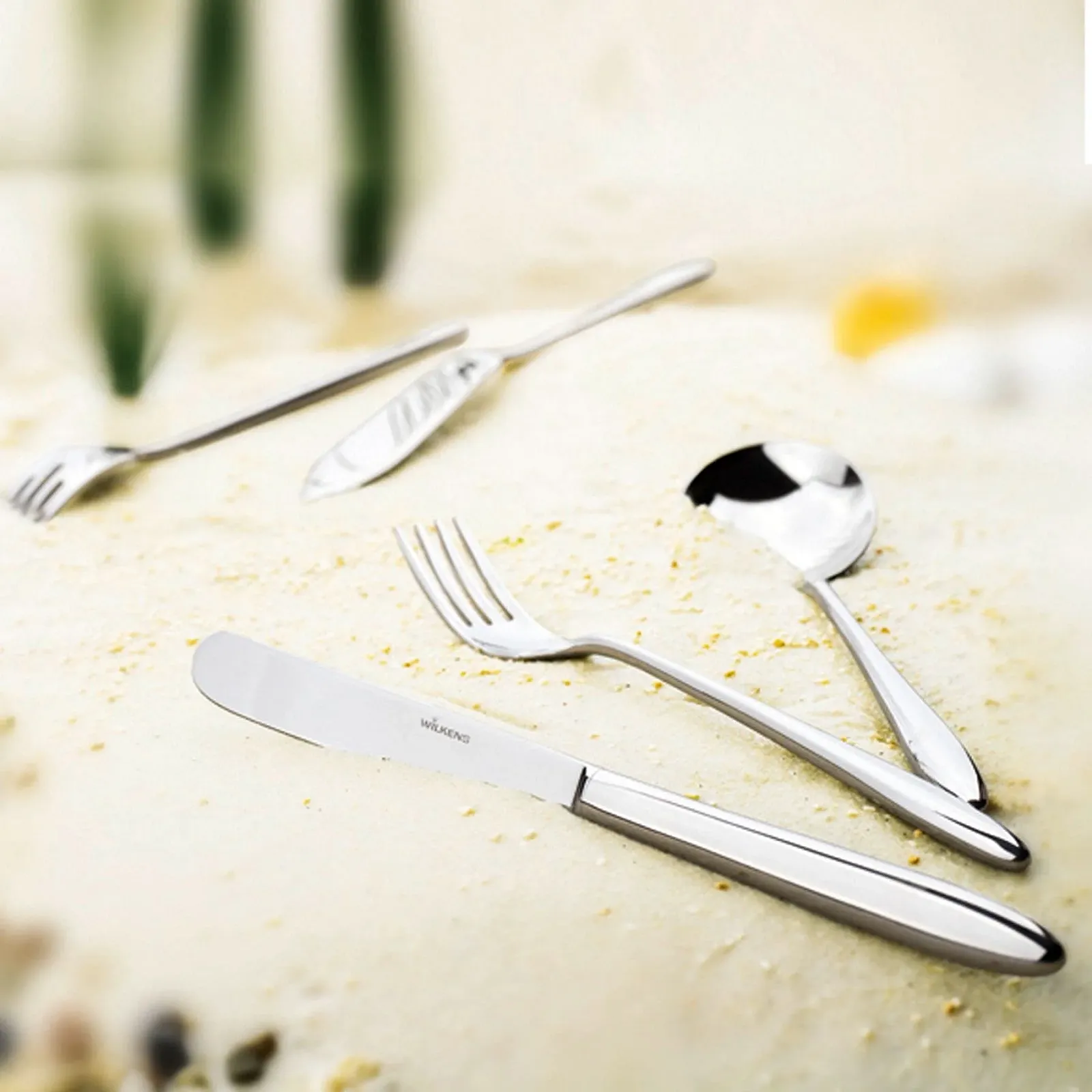 Набір столових приборів Wilkens Aura 60 предметів з нержавіючої сталі 18/10, фото №3