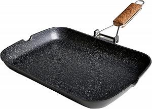 Сковорода-гриль WECOOK! Ecochef Titanium Індукційна гладка, 34 x 24 см - Фото 1